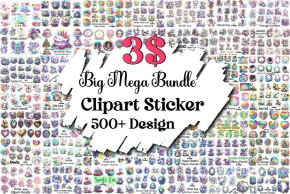Download Big Mega Clipart Sticker PNG Bundle - Sticker png bundle Collection