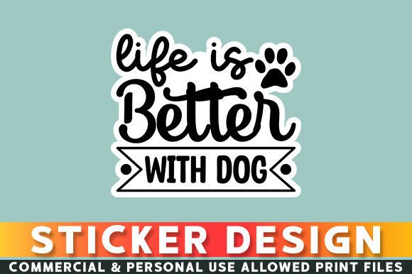 Download Funny Dog Sticker Design - Dog sticker design Collection
