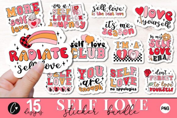 Download Self Love Sticker PNG Bundle - Sticker png bundle Collection