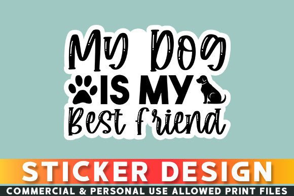 Download Funny Dog Sticker Design - Dog sticker design Collection