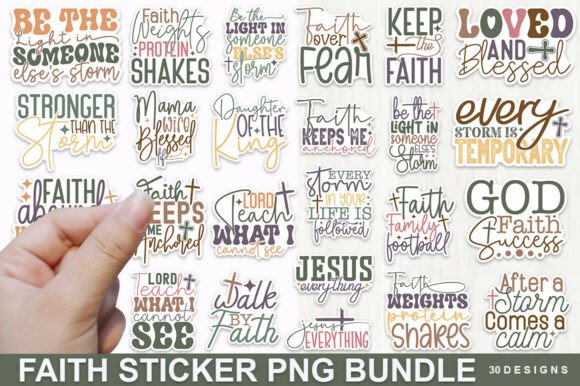 Download Faith Sticker PNG Bundle ,Faith Sticker - Sticker png bundle Collection
